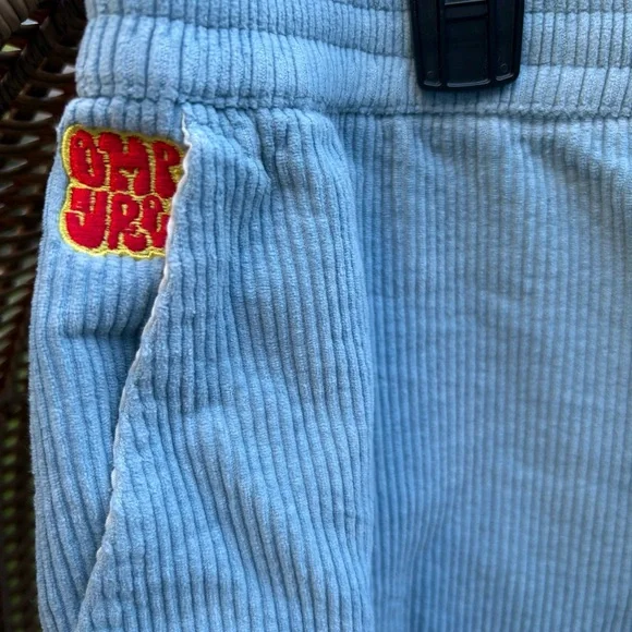 EMPYRE Skate Shorts in Pastel Blue Corduroy Drawstring Waist Men’s Size Large - Picture 8 of 11